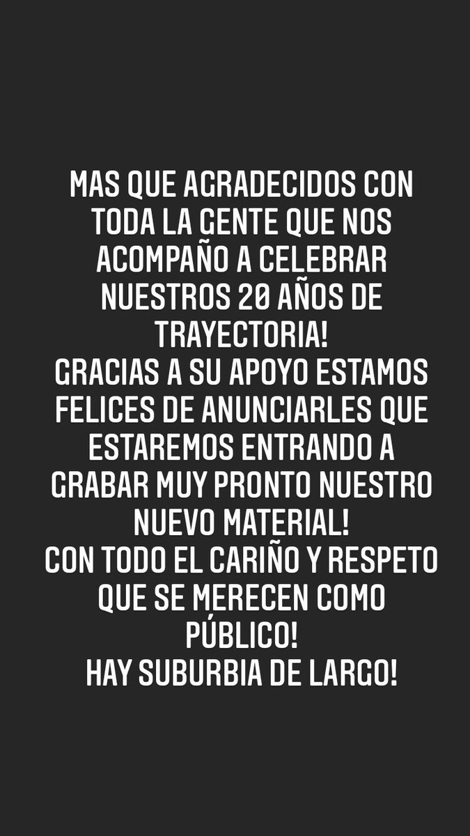 Se viene nuevo disco #Suburbia20años #Ska #Ecuador #Quito