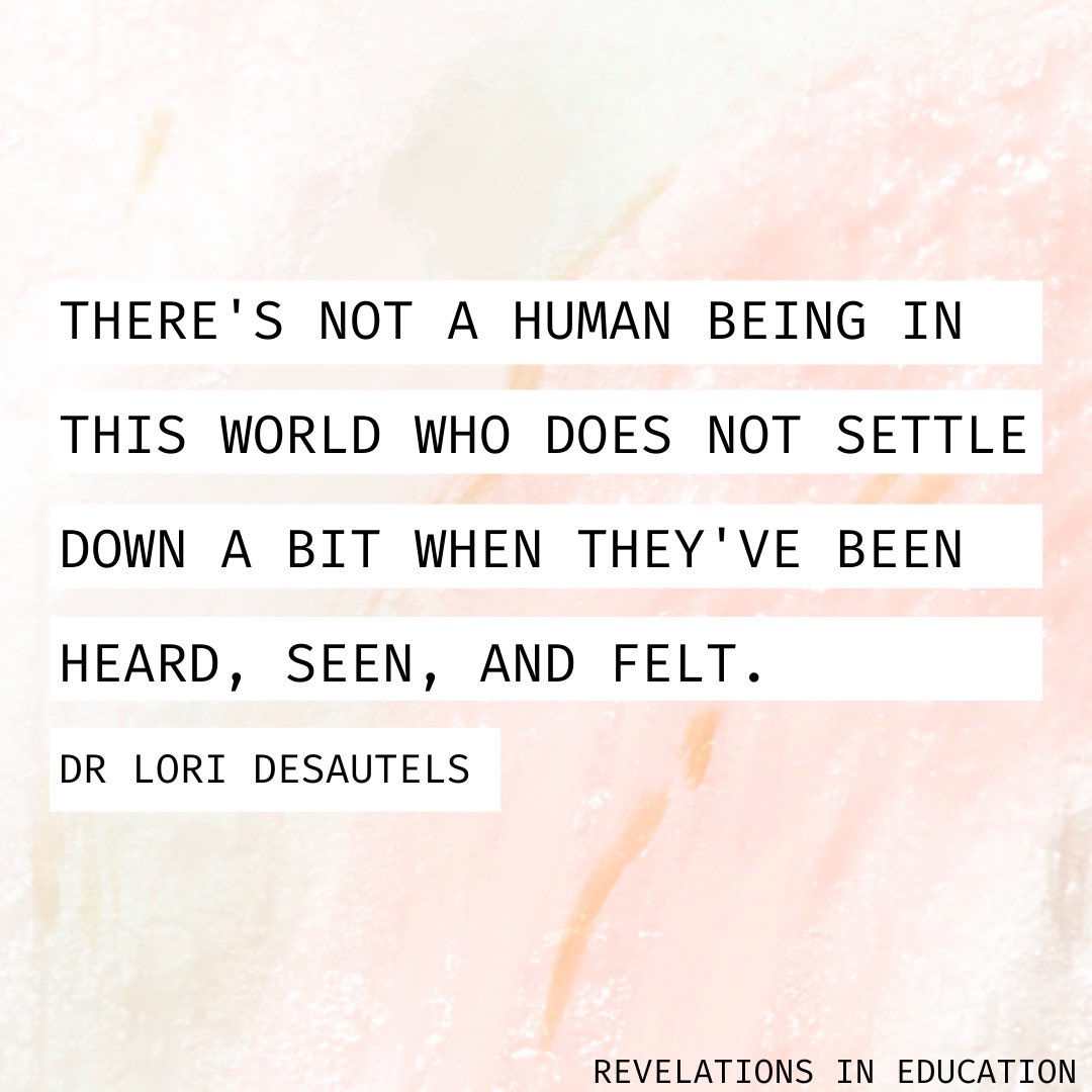 Seen. Heard. Felt. 🤍 #body #brain #appliededucationalneuroscience #revelationsineducation