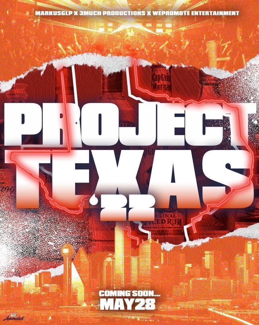 BWFBlacc's tweet photo. #ProjectTexas22 comin this summer #DFW presented by @SmokeSumTev @csmoove41 https://t.co/ZtdG5ooaNA