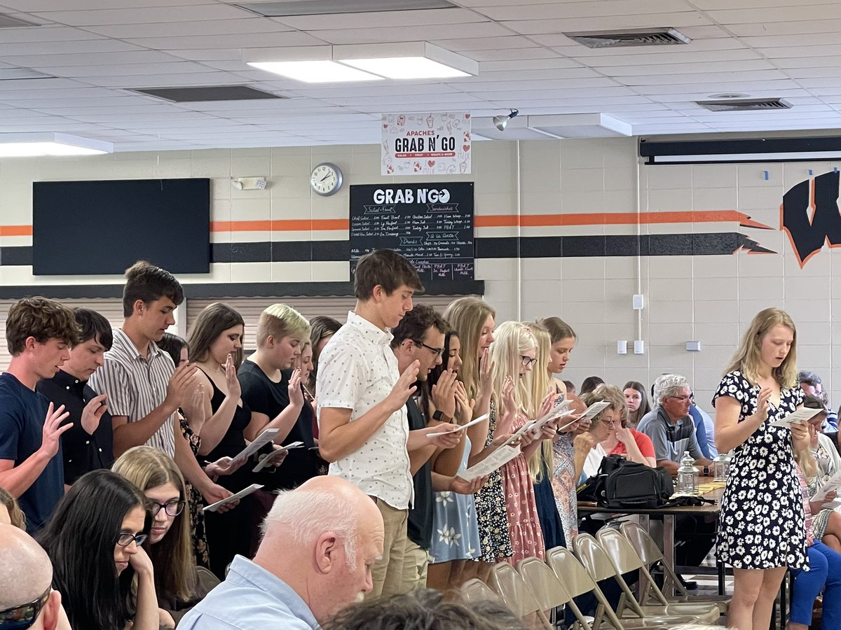 WabashSuper's tweet photo. Great weekend!  Unified Baseball, followed by throwing out the first pitch for Wabash Little League’s opening day and ended by honoring our high school NHS and Academic Letter winners. I 💗 what I do!! #WeAreWabash #TheApacheWay #legacybuilding https://t.co/oSPcpZgBSo