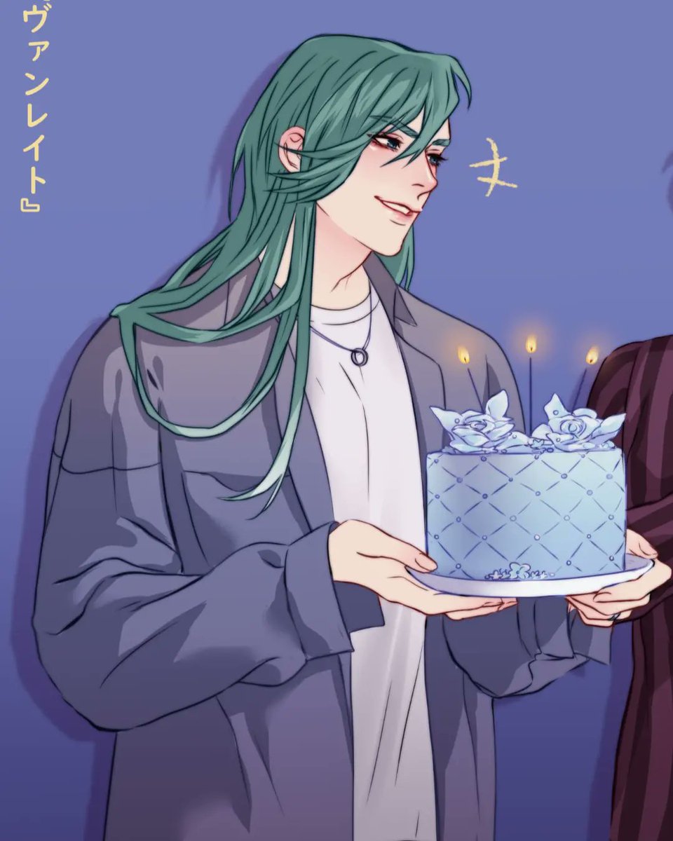 Vanreito's tweet photo. Comichi ><🎂 japi berdey tuyuu 🍰

Protejo la privacidad de la persona de en medio(?? xD

Ya terminé con este slot! a darle con el siguiente ✍🏻🥴

#Commission #digitaldrawing #animedrawing #ikemen #greenhaired #cake https://t.co/v6Ls1YMD0z