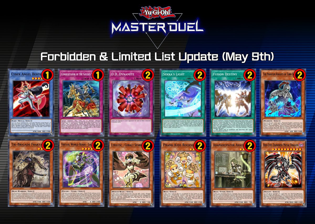 Duel Masters. Duel Masters Deck profile. Master Duel Banlist update. Playmate Yu-gi-Oh Master Duel.