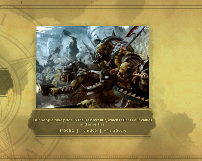 MinoaWhy's tweet photo. DA BOYZ ARE BACK IN TOWN

#orks #warhammer #40k #civilization #civ6 https://t.co/2Y1b2hlTdJ
