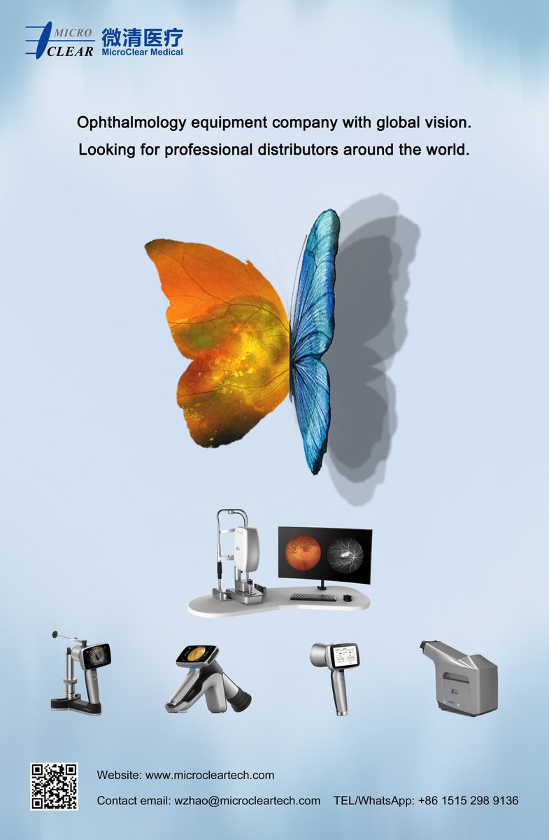 MicroClear, the practitioner of front-end ophthalmology technology in China.#ConfocalRetinalOphthalmoscope
#autofluorescence #fluorescenceangiography #funduscamera #retinaldiseases #Oct #laserscanning