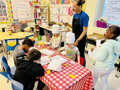 The new Falcon Pizzeria is located in Mrs. Hulley and Mrs. Berry's 1st grade classroom at Fairwood Elementary. Thursday's celebration of positive behavior included literacy, laughter, and fun! #PBIS #BelieveBeIntentional #BigBlueontheMove
hamiltoncityschools.com/4/News/2396