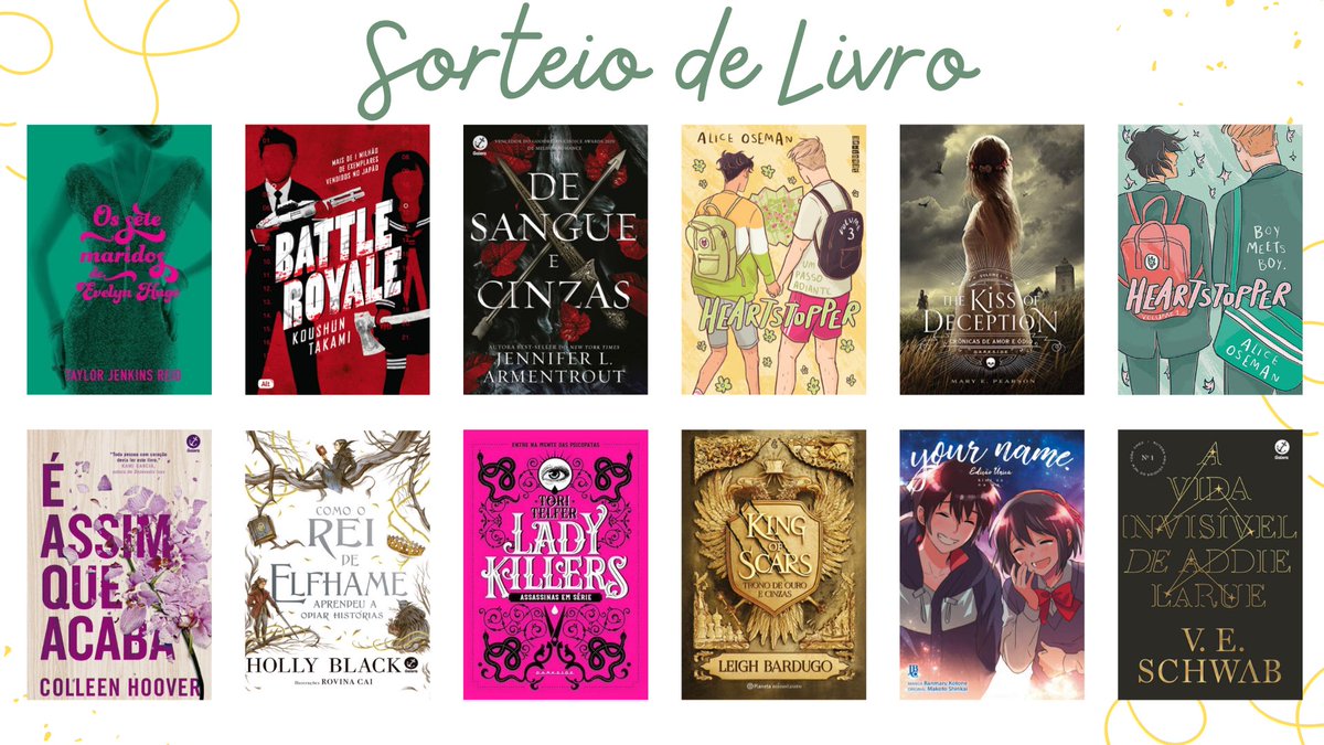 promodebooks's tweet photo. 📚📚 Sorteio de Livros 📚📚

🏆 Prêmio:
✨ UM Livro dentre as opções da imagem!

↪️ Regras:
• Seguir @promodebooks
• Comentar o livro desejado + #SorteioPromodeBooks 
• Dar RT nesse tweet (sem citar)
• Dar RT no fixado da página 

Resultado: 02/05! 🍀📚 https://t.co/wZmWElmQbC