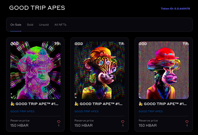 HELDiWanKenHODL's tweet photo. New #TrippyApeClub #NFTs are available from @GoodTripApes & @BadTripApe π
Mint price: 150 $HBAR
Mint your ape (@hashpack checkout)π
https://t.co/f7YSkpnxnA
https://t.co/P0YeXxlAIO
Claim your $TRAPEπ
https://t.co/4F3dwsR2V2
#GoodTripApes #BadTripApes #AIArt #NFTsOnHedera https://t.co/ZwWDGXpA1Q