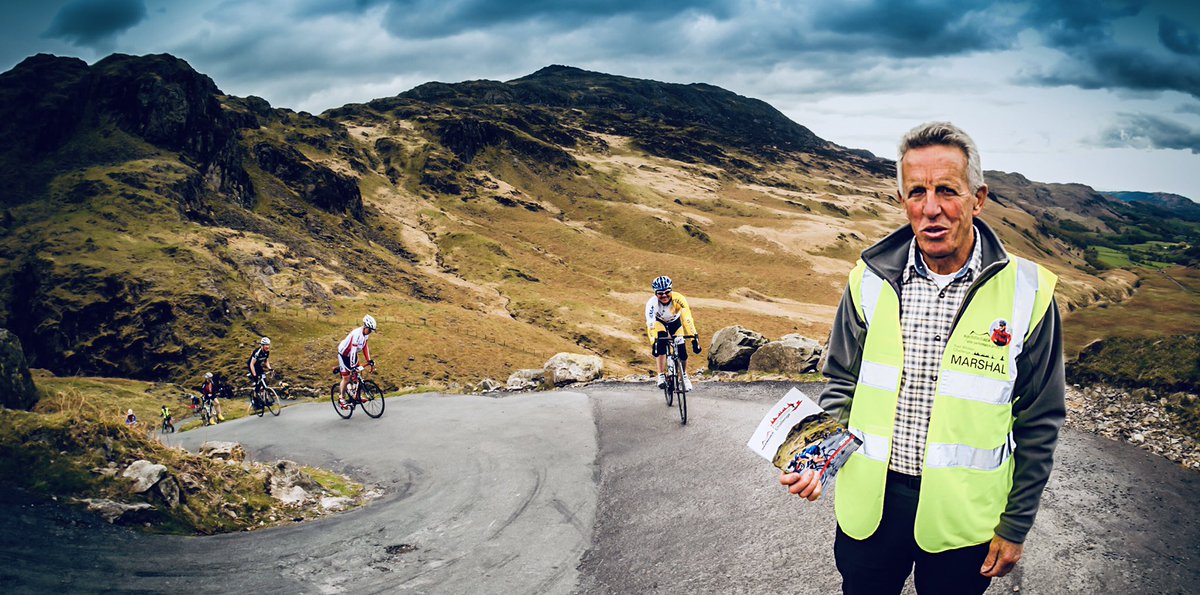 As we head towards the Fred Whitton Challenge here’s one of Paul Loftus from Hardknott Pass. <a href="/fred_whitton/">Saddleback Fred Whitton Challenge</a> @wheelbase #fredwhittonchallenge #paulloftus #hardknottpass
