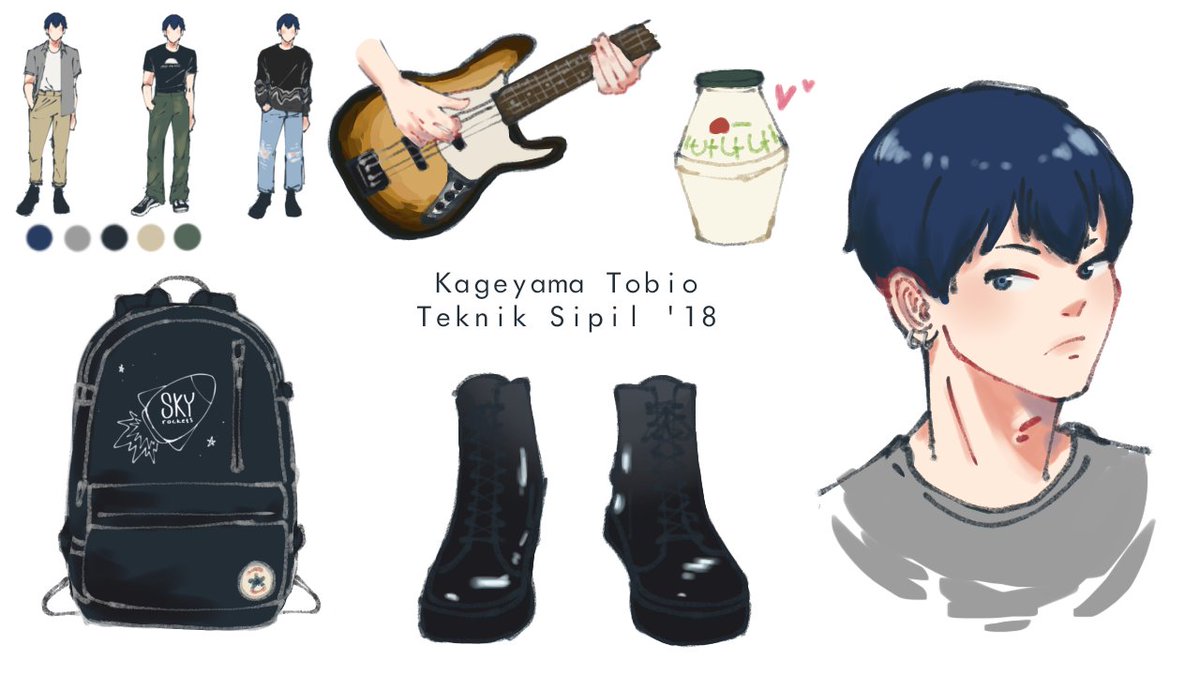 stekcoryks's tweet photo. [#skytobio]

last but not least, #skyrockets'🚀 bassist, Kageyama Tobio! 

#SHOYOU #TOBIO #KEI #TADASHI #HITOKA https://t.co/fCYbmhJmTq