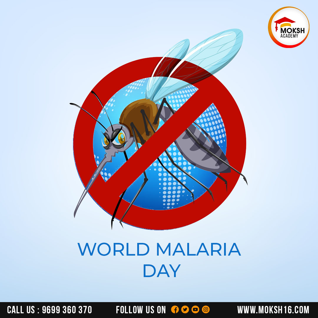 CoachingMoksh's tweet photo. World Malaria Day is an international observance commemorated every year on 25 April and recognizes global efforts to control malaria. Globally, 3.3 billion people in 106 countries are at risk of malaria.
#worldmalariaday #india #who #usmle #plab #plab1 #usmleprep #medicallearner https://t.co/W4KENTPP6z
