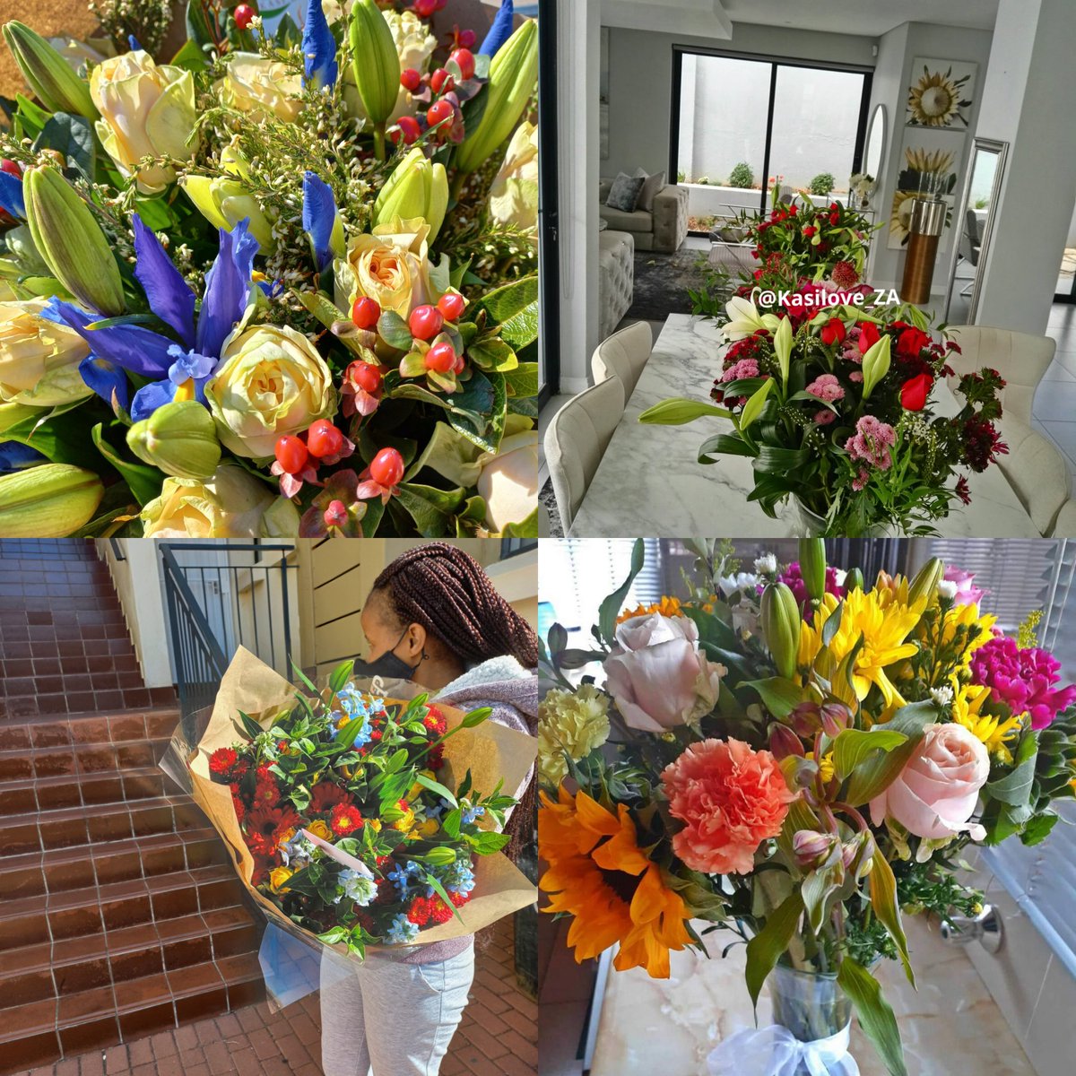 The biggest reason we give flowers as gifts is to connect with an emotion. Whether its love, joy, affection, appreciation, sympathy, romance or apologies; flower giving communicates the deepest feelings in the most elegant manner.

078 4744747 

We deliver daily in JHB.