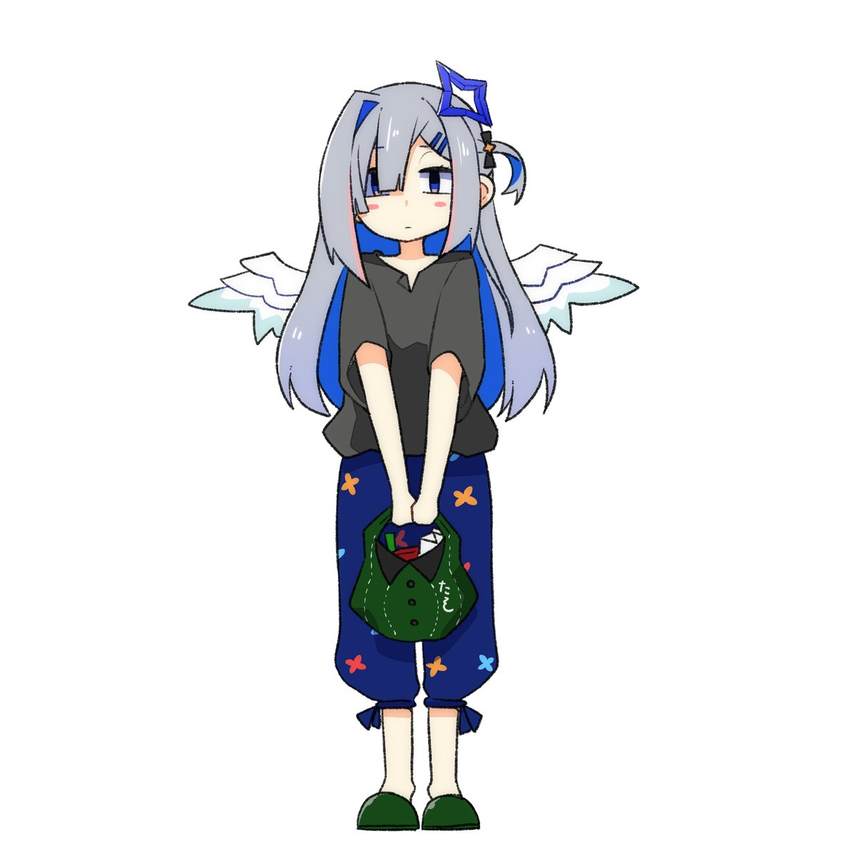 天音かなた 「エコバッグ 」|honmirinのイラスト