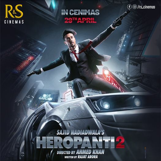 RSCinemas1's tweet photo. Get ready for Buble to bring part of Heropanti at R &amp; S Cinemas. R &amp; S Cinemas is where to make movie memories together. #rnscinema #rscinema #movie #heropanti2 #cinemas #tiger #movienight #hollywood #actionmovie #anand #gujarat #bookashow #newrelease #dailyshows #bigscreen https://t.co/qWYnnf5FMU