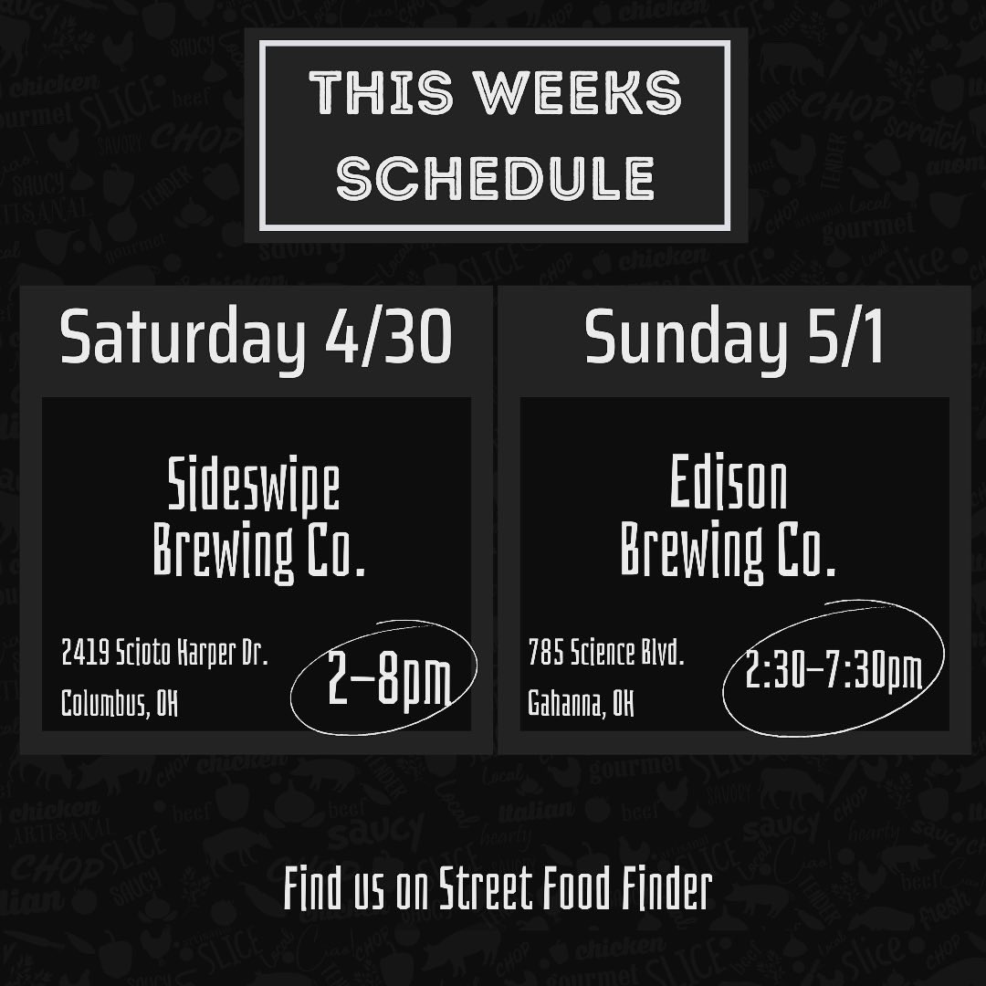 Come check us out Columbus 
•
•
•
#ciaoeaterycbus #cbusfoodscene #cbuseats #foodtruckcolumbus  #614eats #columbusfoodtruck #cbusfoodbloggers #cbusfoodie #cbuslife