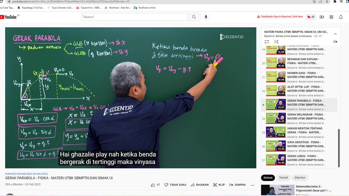 sbmptnfess's tweet image. PTN! GAIS GUE MAU REVIEW INI CHANNEL NOLONG BANGET MEMANG!! SECINTA ITUUU HIKS 😭😭😭
H-22 MASIH BELAJAR MATERI DAN ADA SEMUA DISINI!
MATERI2 SAINTEKNYA JELASSSS BGT KAYAK BIMBEL
TAPI GUE SELANG SELING SAMBIL NYIMAK MATERI SAMBIL NONTON NETFLIX WKWK😋😋