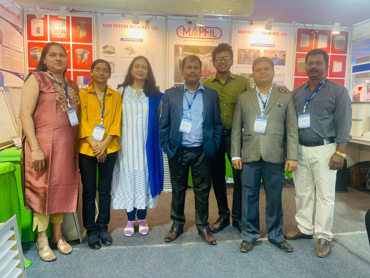mapfill_india's tweet photo. TEAM💪
#IndustrialExhibition #events #meetingprofs #exhibition #exhibitionstand #mapfilters #vasai #pune #18thmahatech2022 #team #dreamteam #teamwork https://t.co/pmkAuqLhRm
