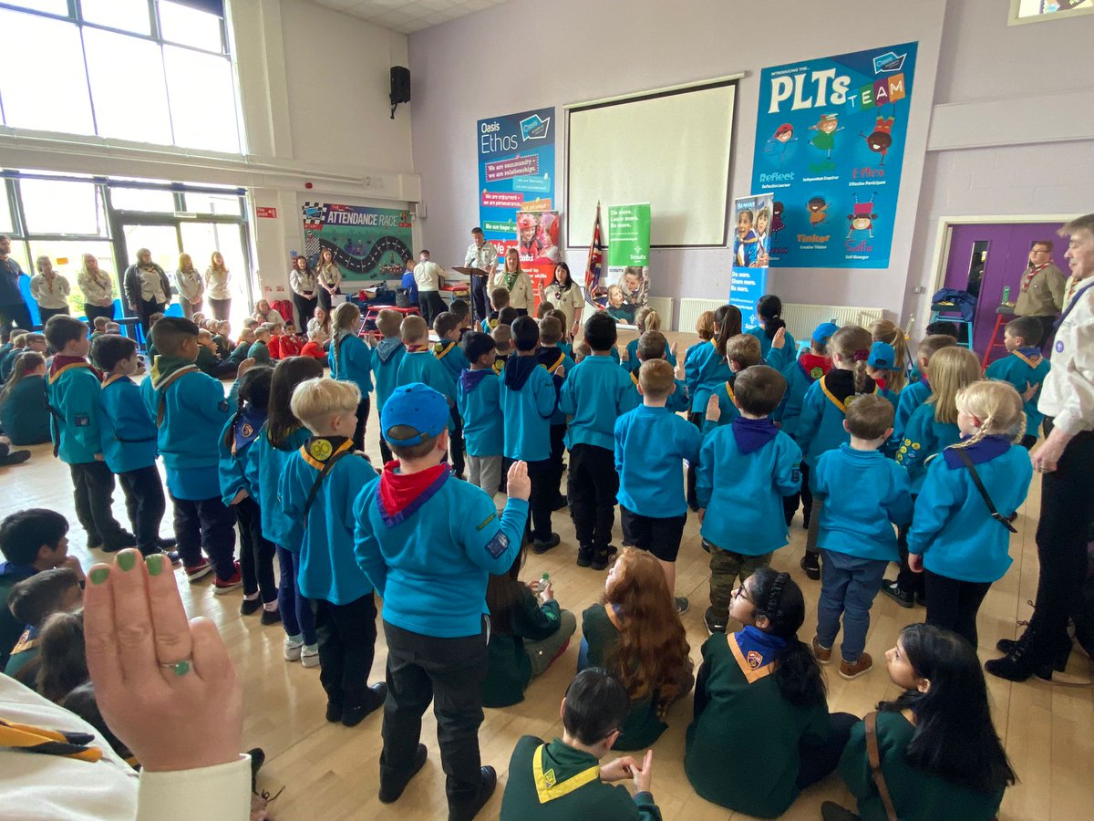 acardall's tweet photo. Fantastic support from @SpitfireScouts for our St George's Day celebration and even better to be able to congratulate our adult members with awards including 3 60 year long service awards...#Scouts #SkillsForLife #gettingbacktogether @BirminghamScout https://t.co/p8MbsXd7Rm