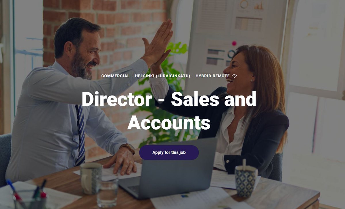 📢 We're #hiring! Ready to take the next step in your career? We are looking for a Director - Sales and Accounts.

In this exciting and influential role you will develop and cultivate relationships with public and private sector clients.

Apply now! career.mercell.com/jobs