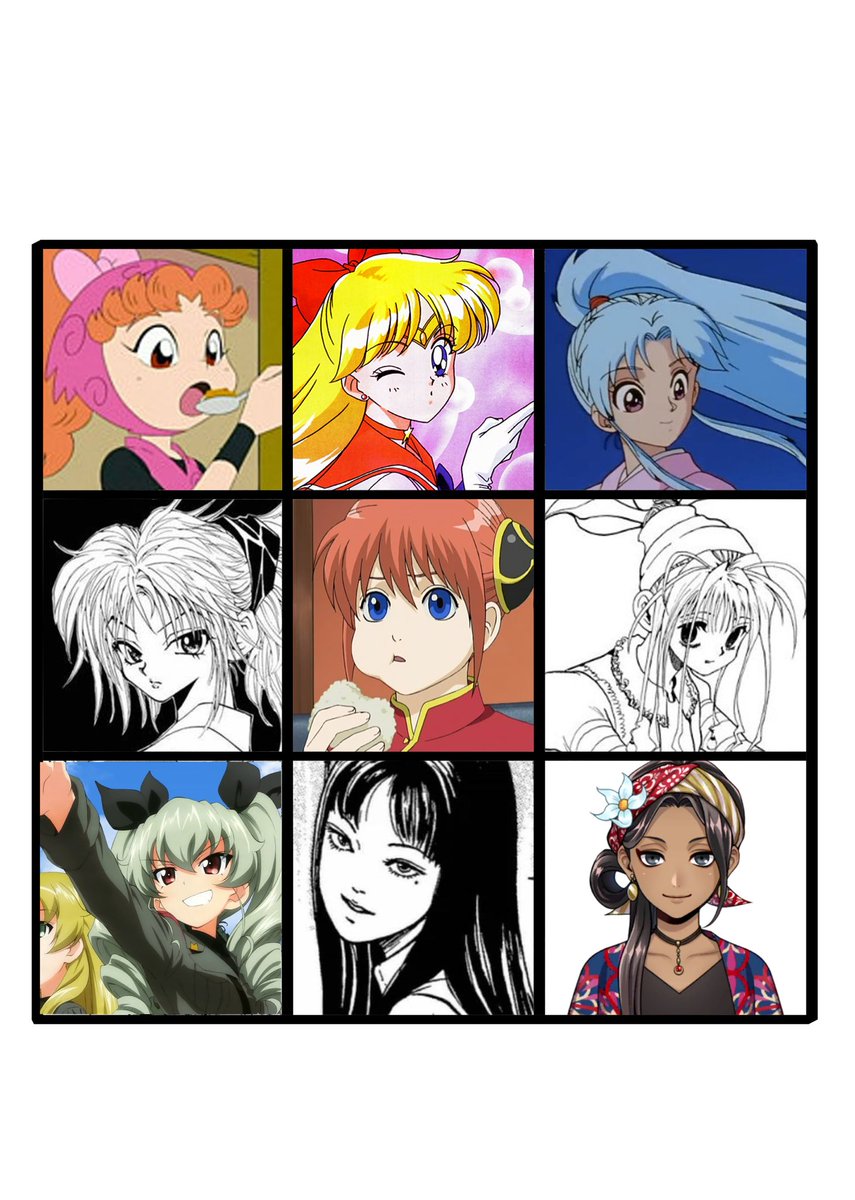 #好きなキャラ9人晒すと好みが分かる

男女別に 確かに出てるな......(特に女の子) 