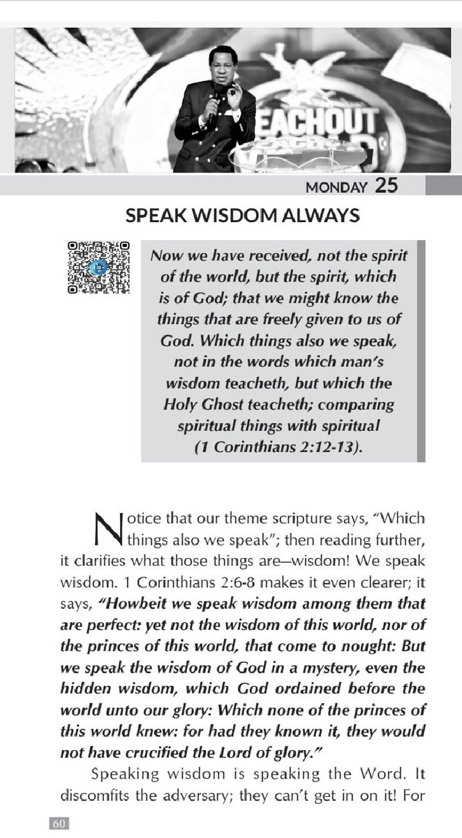 sjabulisodube's tweet photo. SPEAK WISDOM ALWAYS.
Howbeit we speak wisdom among them that are perfect: yet not the wisdom of this world, nor of the princes of this world, that come to nought:
1 Corinthians 2:6 KJV
#TheEndIsNear
#PrepareYourself
#HeIsComingBackAgain https://t.co/qnym2B4vng