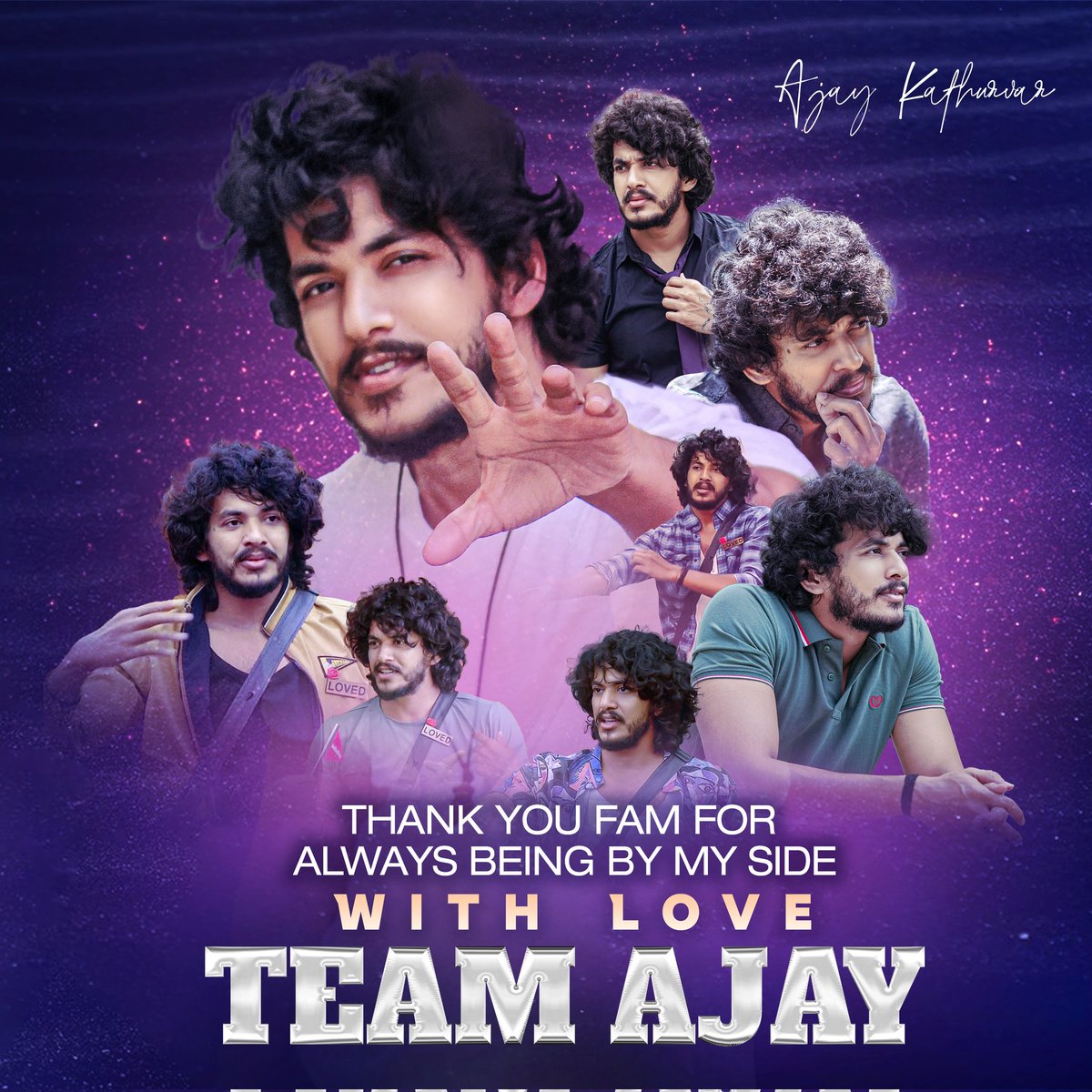 ajaykathurvar's tweet photo. The Gods truly did bless me to have you people in my life. Youโve been by my side through Best & worst..!!
I am eternally indebted to you for the kindness and love you have given me. I will be Your forever โค๏ธ
#AjayKathurvar #TeamAjay #BiggBossNonStop #BiggBossTelugu6 https://t.co/csdeI1j7s1