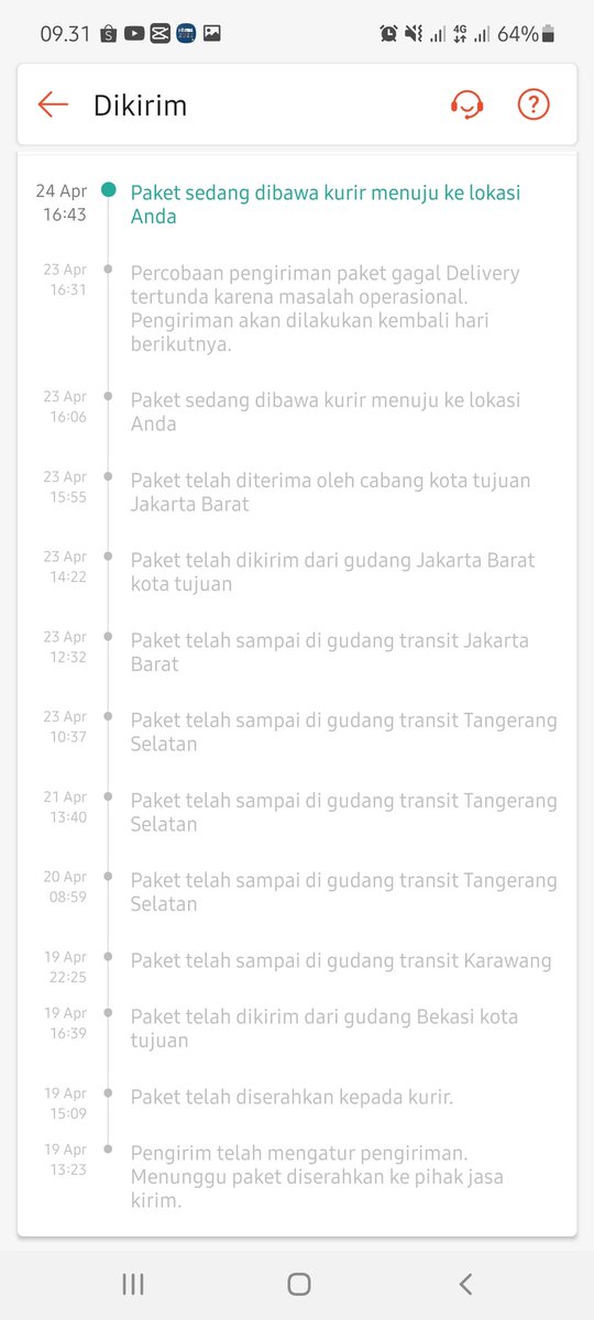 ayuuningruum's tweet photo. @anteraja_id halo mimin, paket saya gimana ya nasibnya? Tolong bales. Ini nomor resinya yaa 10004327008701 https://t.co/sSmXEAdfcn