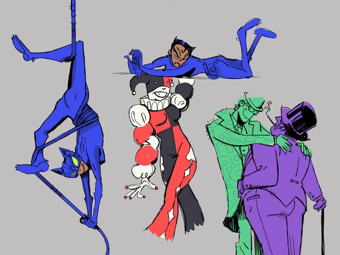 rouge doodles will watching more Batman stuff 