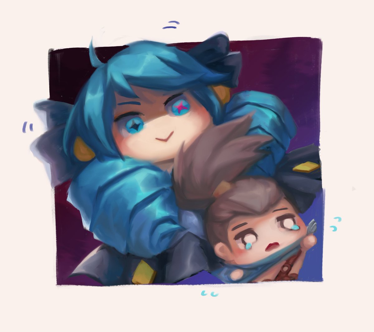 ドゥードゥル バディースキンのグウェンさん怖可愛い Lxiのイラスト