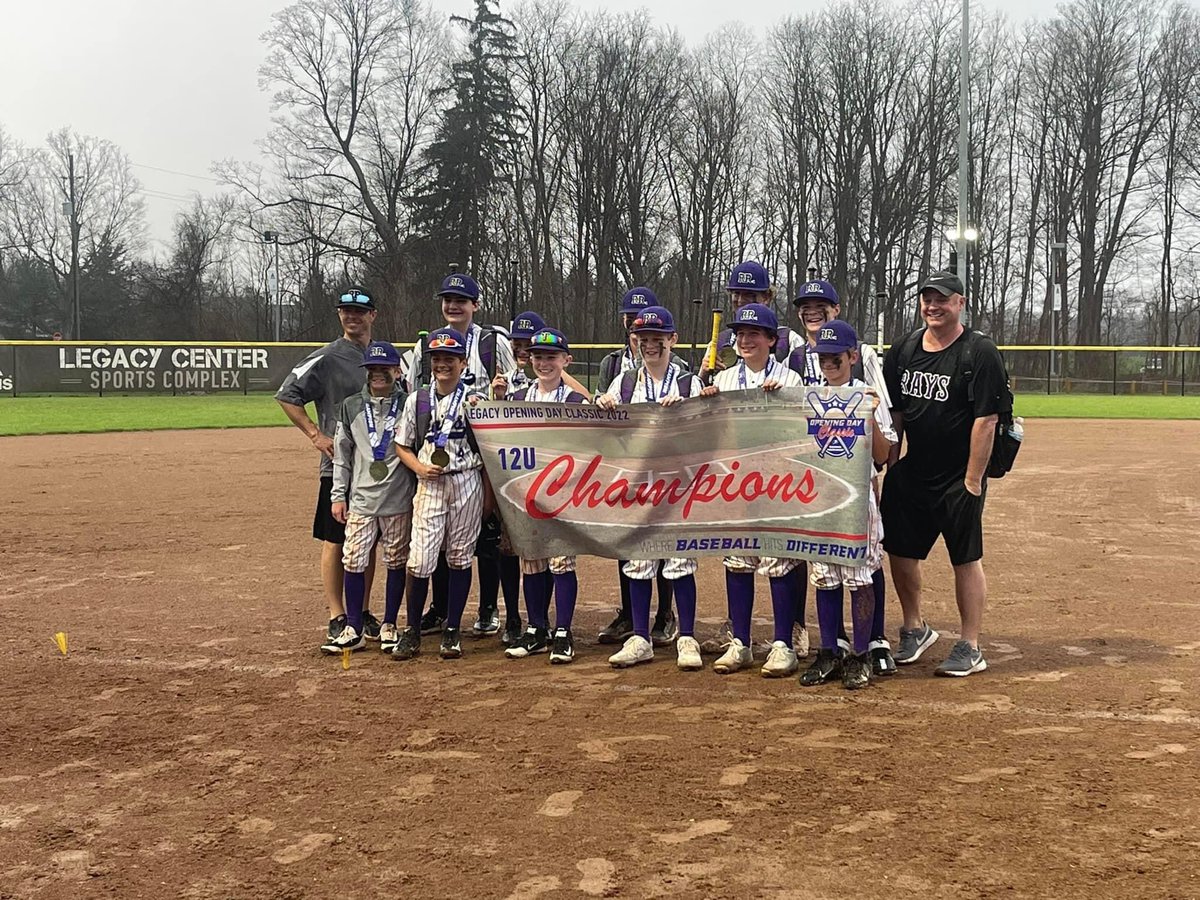 rays_travel's tweet photo. Rochester Rays Baseball 12U!! 1st tournament of the season went 4-0!!! Legacy Opening Day Classic 12U Champions! #raynation #12u https://t.co/Sn66yuyG8E