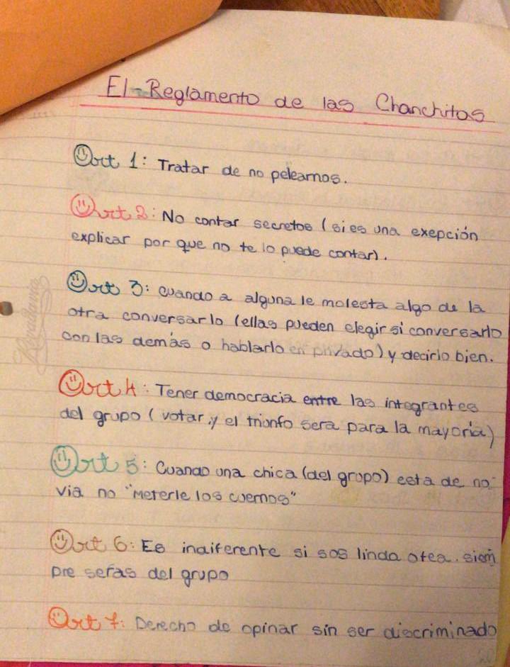 oliirossiter's tweet photo. pov: a los 10 años hiciste un reglamente toxi con tus amigas https://t.co/MXTUflcPix