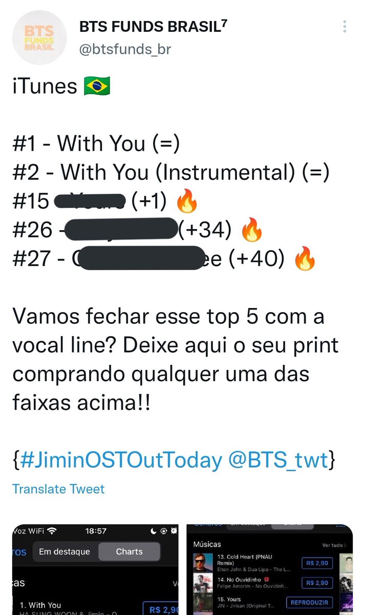 PJMLATAM_'s tweet photo. Por este motivo es que pedimos que si van a realizar una donación para las canciones de Jimin lo hagan a sus fanbases de fondos, así se aseguran que va a ser para él.

@/btsfunds_br +20k seguidores, no compró el OST de Jimin y está incitando a comprar los de los demás ahora ?? https://t.co/XEGFCD3rcT
