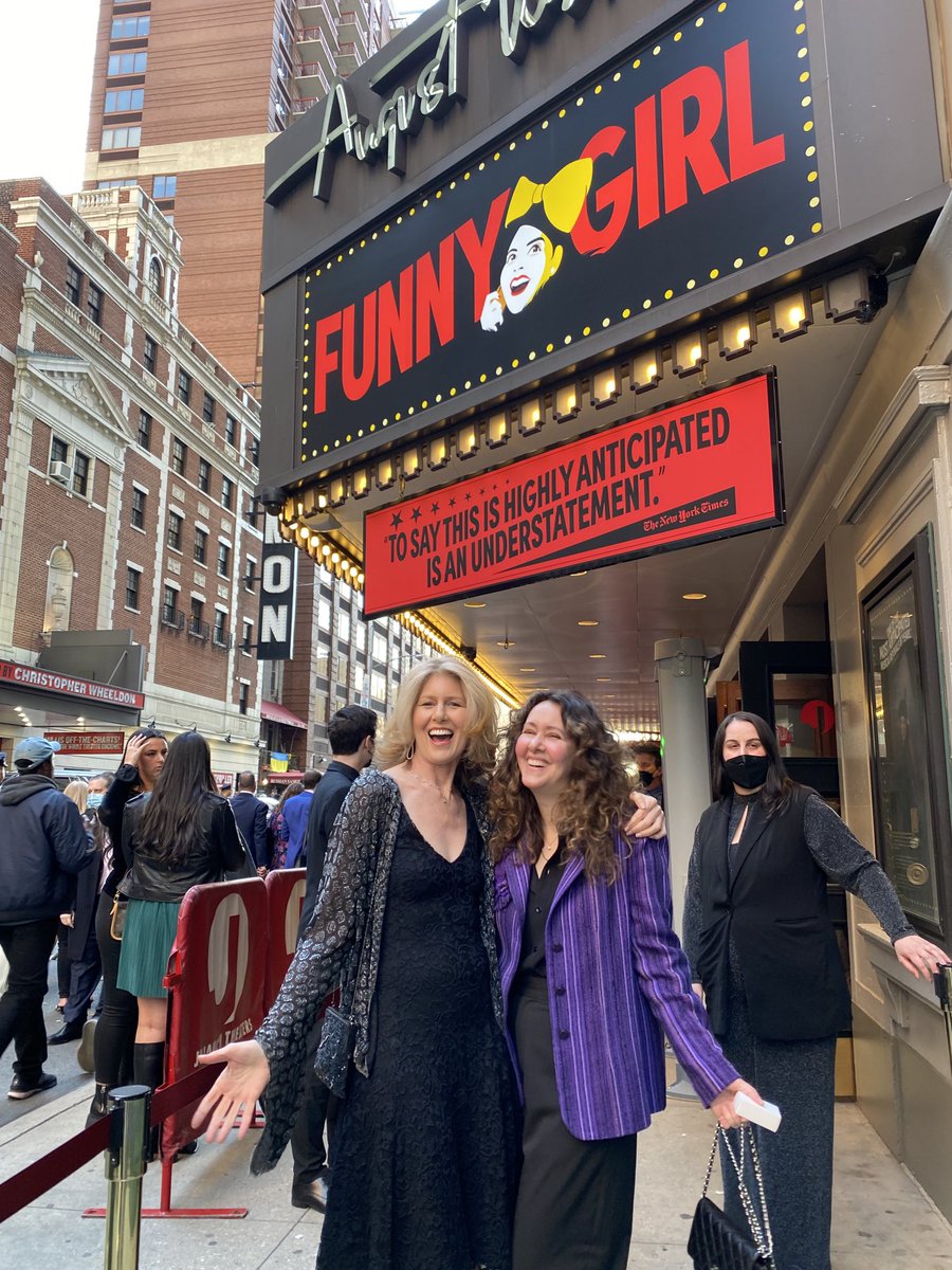With my partner in crime at ⁦<a href="/FunnyGirlBwy/">Funny Girl on Broadway</a>⁩ #openingnight. We ⁦<a href="/RosalindProds/">Rosalind Productions</a>⁩ are proud co-producers. Way to go #BeanieFeldstein ⁦<a href="/janelynchh/">jane lynch</a> ⁦<a href="/raminkarimloo/">Ramin Karimloo</a>⁩ #jaredgrimes and the creative team. And brilliant lead producer #SoniaFriedman