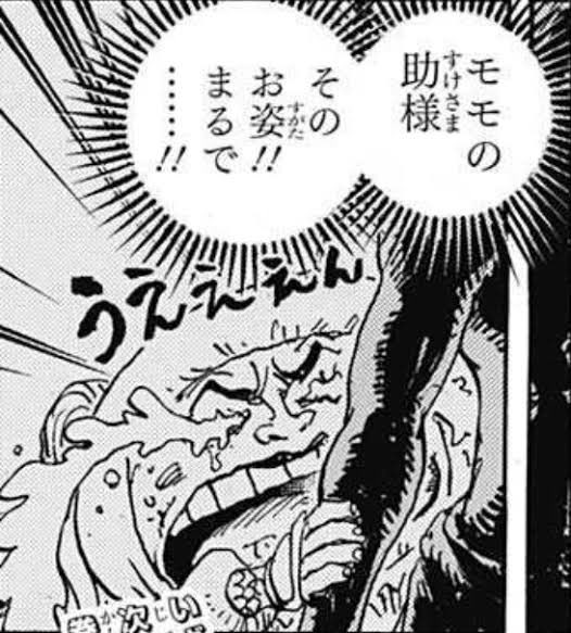 Log ワンピース考察 しのぶの能力で28歳になった おでんそっくり のモモの助と ワノ国で年を過ごし トキそっくり に成長した日和 26歳 が再会したら モモ 母上 日和 父上 ってリアクションしそう 今週のワンピ T Co Namicilfan