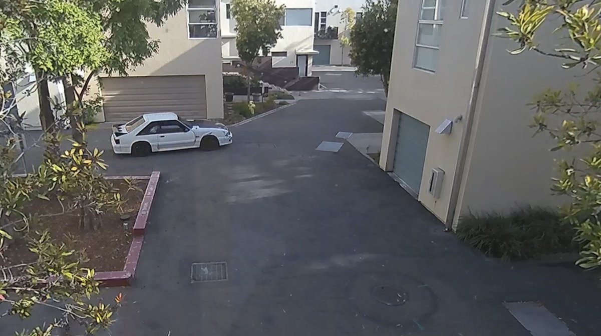 boomspot's tweet photo. @EmeryvillePD #emeryville Repeat USPS and Amazon package thieves on the prowl today. Mustang with black hood, loud exhaust. https://t.co/nDvFQpfqDd