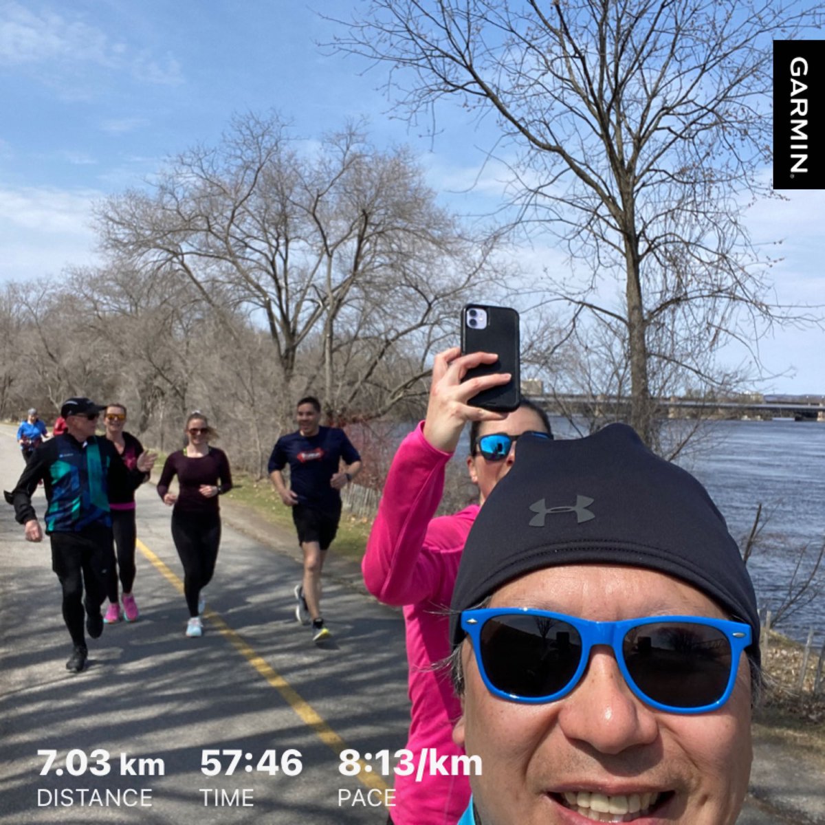 ottpak's tweet image. #beatyesterday #garmin 
Capping a back to back weekend run after tweaking my back. It was a great weekend #runningwithfriends #roadtochicago #marathontraining
