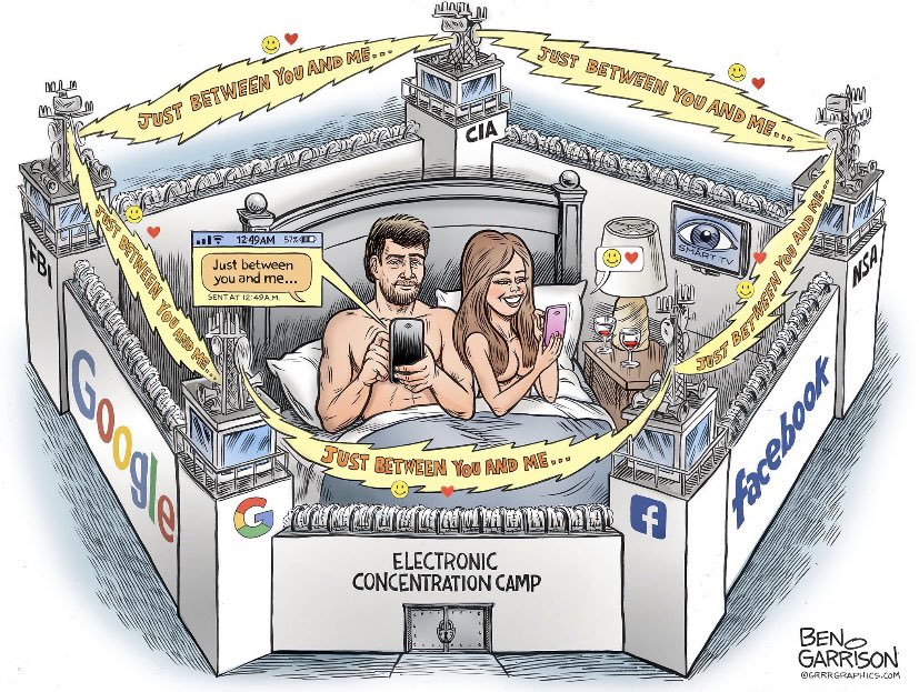 yashalevine's tweet image. these dumbshits are really late to the game. someone needs to pay royalties to surveillance valley