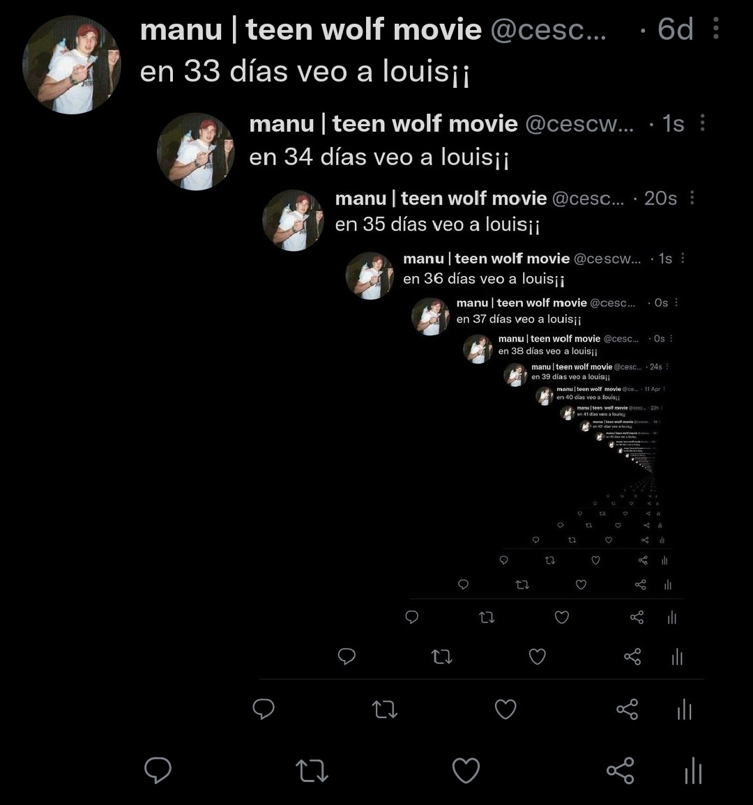 neysbitch's tweet image. en 32 días veo a louis¡¡