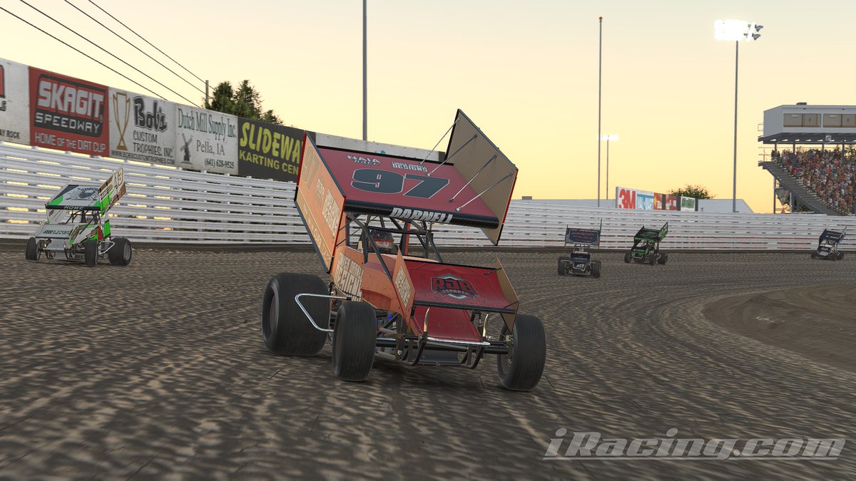 UpgradedArts's tweet photo. Solid night at Knoxville with the Down &amp; Dirty Outlaws! Great run for the CDR, CD Designs, @RJB_eSports 360 Sprint. @iRacing 

Heat  8 ➡️ 7
Consolation 8 ➡️ 6
Feature 23 ➡️ 3 (Hard Charger) https://t.co/F0XPGRKRtV