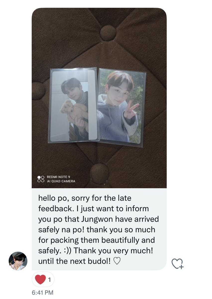 pjszac's tweet photo. #pjszacfeedbacks https://t.co/9eRKsxjuFJ