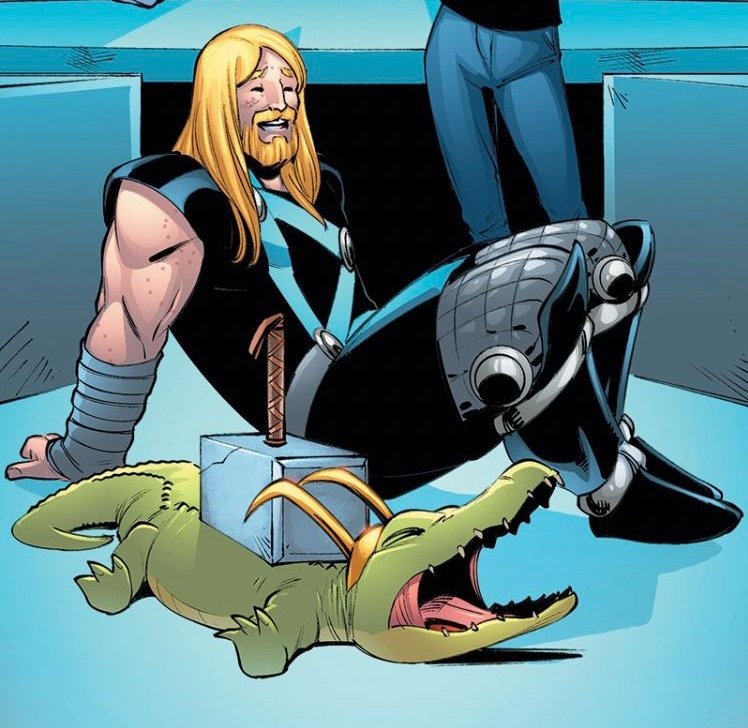 RT @ThorLawyer: Yeah he did it Thor brought Alligator Loki to work, and I support this move. https://t.co/1vik9OFFsD