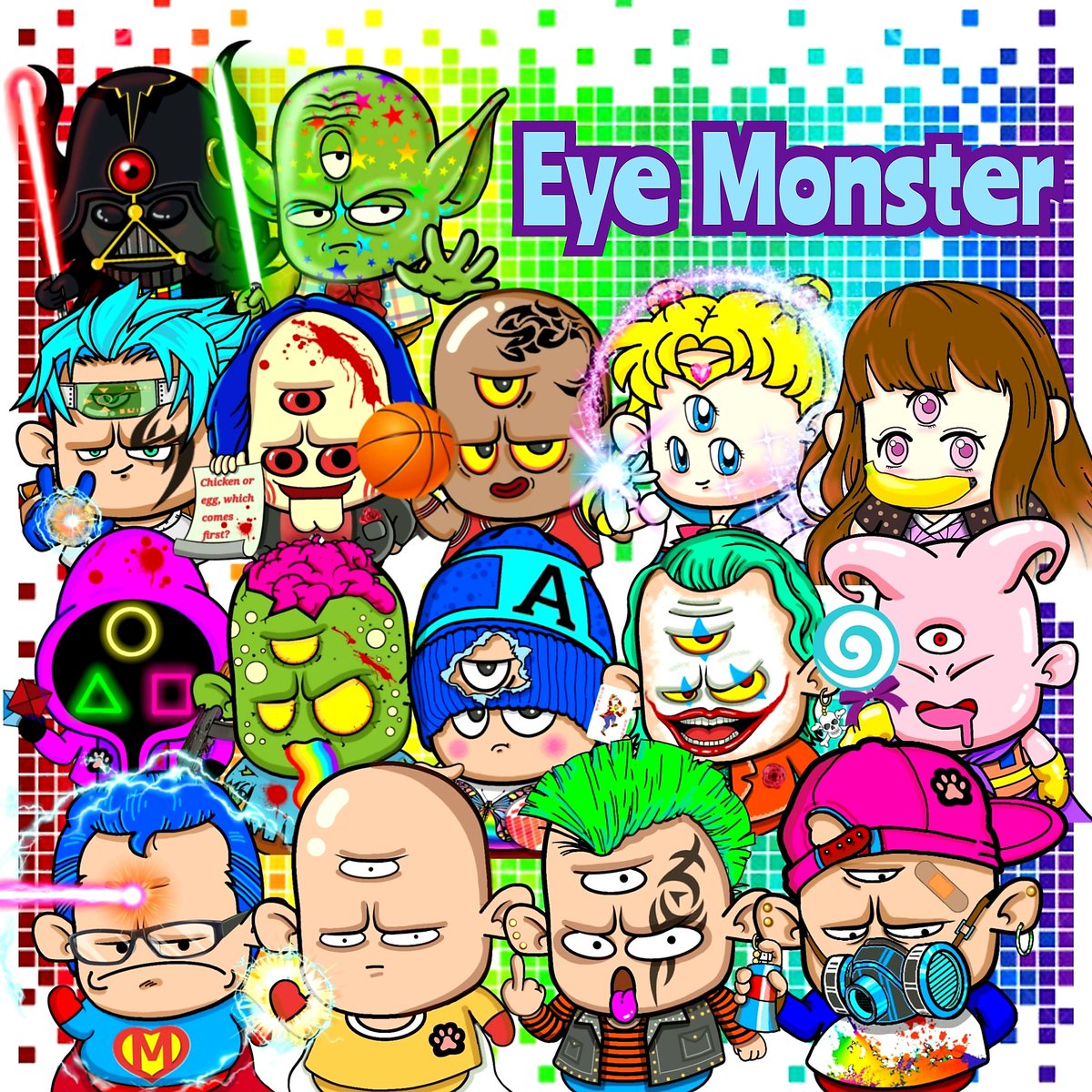 🤓 A powerful evil eye, a new human species. in various forms.
You will find eye monster in nft style that are fun and bright.
✳ Collection : Eye Monster 👁
🎊 paras.id/collection/eye…
#NFTcollectibles #NFTTHAILAND #nftcollector #NFT #NFTart #NEARnft #NEAR #NEARcollector