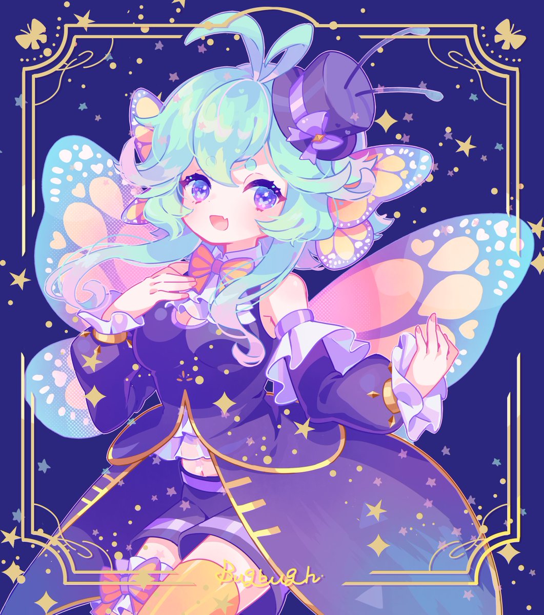 bugbughh's tweet image. I just want everybuggy to be happy! 💚
🎨: @/3756c #Bugbugart
#VTuberUprising #ENVtuber