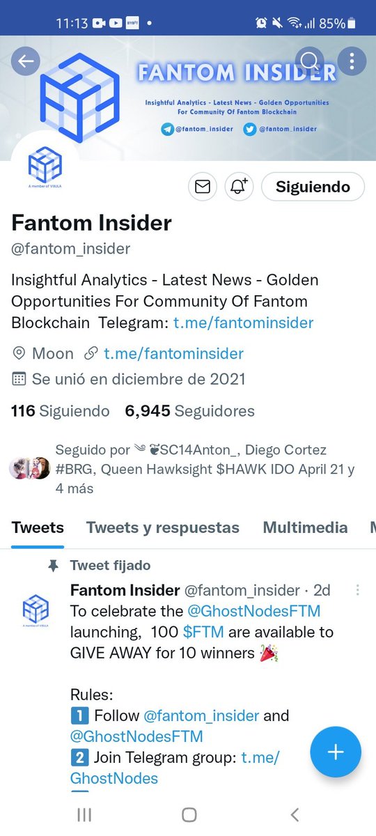Cryptoblue28's tweet photo. @fantom_insider @GhostNodesFTM @FantomFDN @wearecryptoarmy @SpookySwap @FantomKingHodl @Fantom_Space Great Opportunity ☺️ Especially Thanks For sharing a great Giveaway Project 🤩 I Hope This Project Future is Bright More Success & Go To The Moon 🚀 I Love this project ❤️ $FTM
Tag
@Aquinto01_ @_m_danielle
@Lunxowo
TG: Danna_QY
#GhostNodes #Fantom #FTM https://t.co/ItN64prOBV