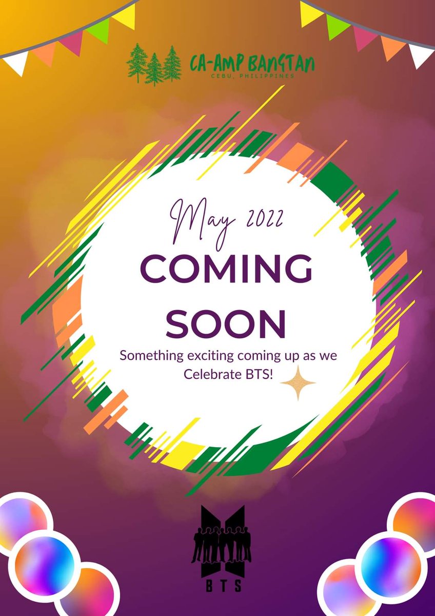 CAAMPBangtan's tweet photo. #CAAMPEvent
What do we do to acknowledge achievements? How can we show love and support to someone or something great? Let's find out soon! 😊
#cebuevent #armyevent #btsevent https://t.co/UFDojuDa38