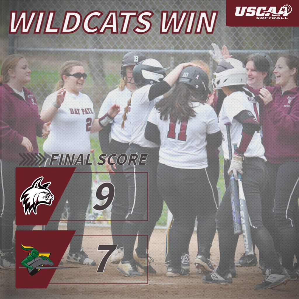 BayPathAthletic's tweet photo. WILDCATS WIN! 🥎
The Bay Path Softball team had a great final game of the season on 4/24/22, working hard through the game’s entirety to stay on top and secure the win!
#bpusoftball #baypathsoftball #bpusb #bpuwildcats #baypathuniversity #bpu #gameday #collegesoftball #USCAADI https://t.co/nnXJgVbeFE