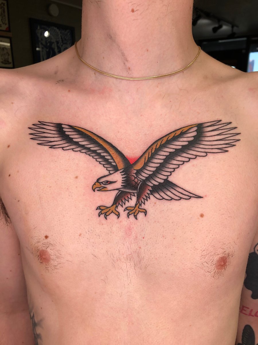 my first chest eagle done in one go🥳
