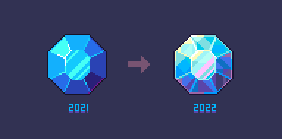 yiyepixel's tweet photo. #pixelart 
gemstone https://t.co/FkYdYLXtTY
