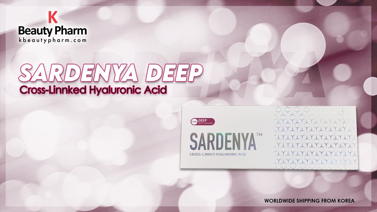 Sardenya Deep 🇰🇷
(1.1ml, lidocaine) 

Hyaluronic acid filler 
⏺Fine
⏺⏺Deep 
⏺⏺⏺Shape 

Kbeautypharm.com 

#sardenyadeep #sardenyashape #lipfillers #fullip 
#lipinjector #lipinjection #dermalfiller #chinfillers #sardenyafiller #увеличениегчбактау
#kbeautypharm