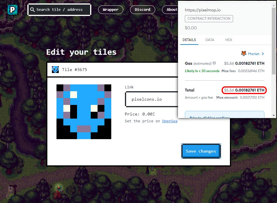 A few weeks ago we helped out our fellow Vintage NFT project <a href="/PixelMapNFT/">Pixel Map</a> improve their on-chain data compression technique. Setting your tile image to a #PixelCon now costs the same as transferring that tile to another address 🤯

#HistoricalNFTs #NFT #NFTs