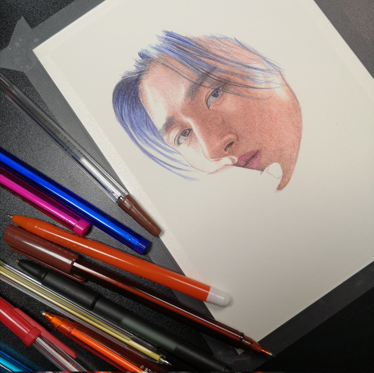 Been extremely busy the last year and half, so many things going on, but nothing brings me more joy than taking my pen out and going to work on a blank piece of PAPER. #monstax #monbebe 
.
.
MORE THAN JUST A PEN